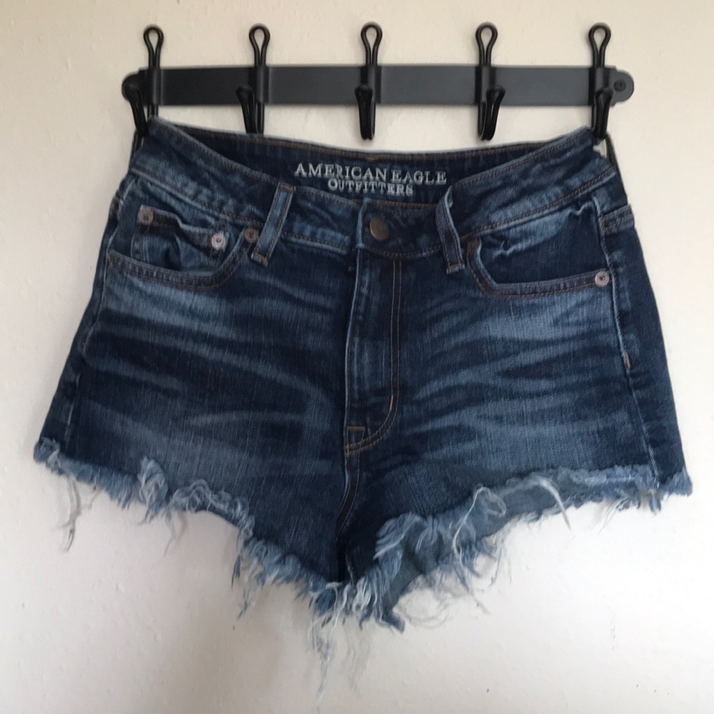 High rise shorts